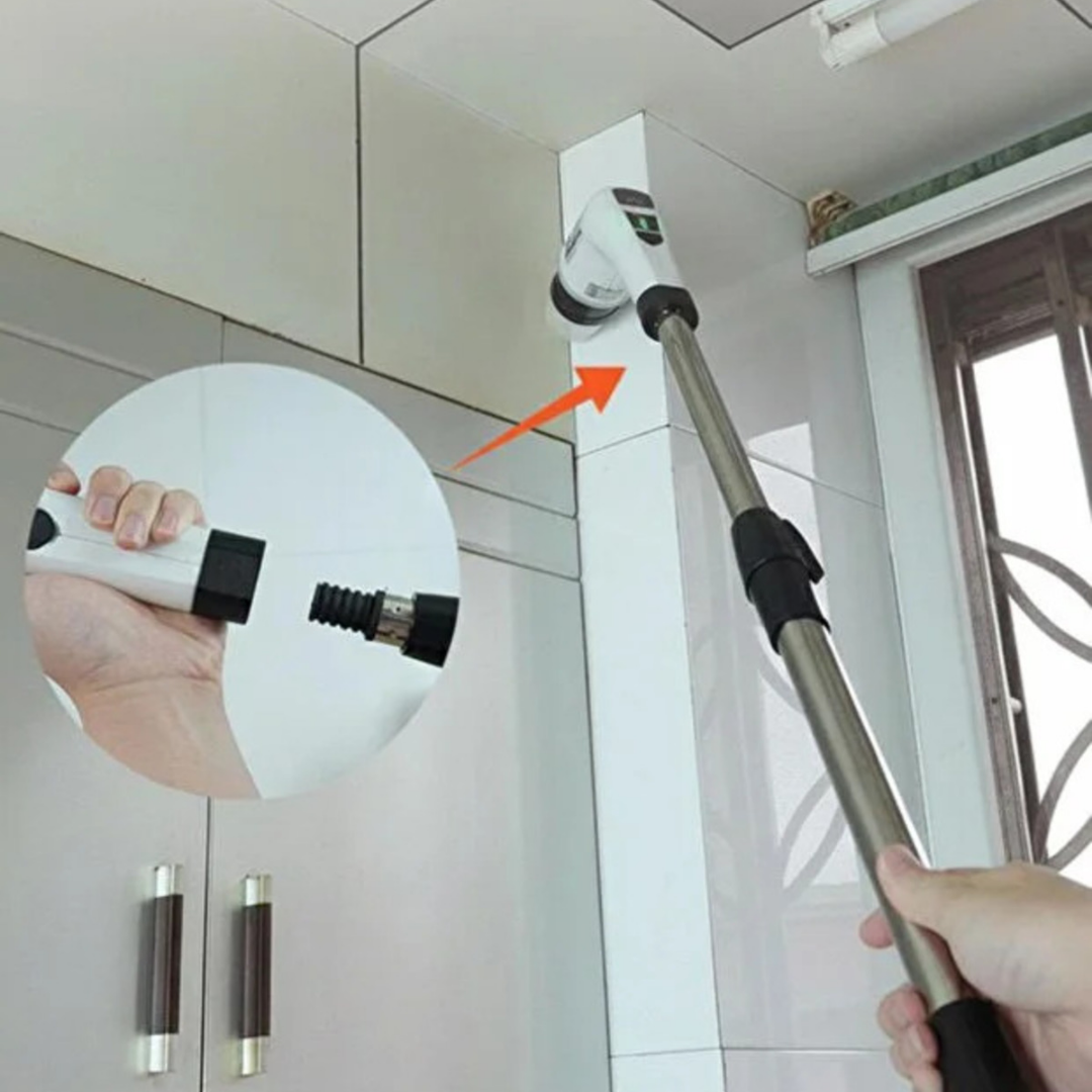 7 Başlıklı Şarjlı ve Elektrikli Temizlik Fırçası